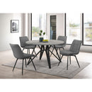  Coaster Furniture Diggs 193312 Upholstered Swivel Dining Side Chair - Grey IMAGE 12