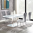  Coaster Furniture Brooklyn 193812 Upholstered Dining Side Chair - Grey IMAGE 10