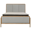  Coaster Furniture Arini 224301Q Upholstered Queen Panel Bed - Sand Wash and Grey IMAGE 5