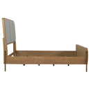  Coaster Furniture Arini 224301Q Upholstered Queen Panel Bed - Sand Wash and Grey IMAGE 8