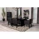  Coaster Furniture Catherine 106252 Upholstered Dining Arm Chair - Grey IMAGE 2