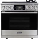  Dacor 36-inch Freestanding Dual Fuel Range with LCD touchscreen DOP36C86DLS/DA IMAGE 1