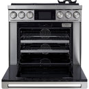  Dacor 36-inch Freestanding Dual Fuel Range with LCD touchscreen DOP36C86DLS/DA IMAGE 2