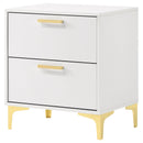  Coaster Furniture Kendall 224402 2-Drawer Nightstand - White IMAGE 3