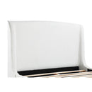  Coaster Furniture Mosby 306020KE Upholstered Eastern King Wingback Bed - Snow IMAGE 12