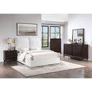  Coaster Furniture Gwendoline 306040Q Upholstered Queen Panel Bed - White IMAGE 11