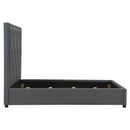  Coaster Furniture Bowfield 315900KE Upholstered Eastern King Panel Bed - Charcoal IMAGE 4