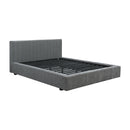  Coaster Furniture Gregory 316020KE Upholstered Eastern King Panel Bed - Graphite IMAGE 3