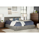  Coaster Furniture Gregory 316020F Upholstered Full Panel Bed - Graphite IMAGE 2
