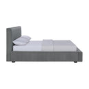  Coaster Furniture Gregory 316020F Upholstered Full Panel Bed - Graphite IMAGE 5