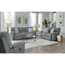 Catnapper Tyler 610604 Power Rocker Recliner - Stonewash IMAGE 3
