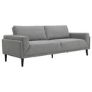 Coaster Furniture Rilynn 509524 Upholstered Track Arm Sofa - Grey IMAGE 1