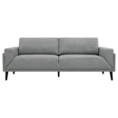  Coaster Furniture Rilynn 509524 Upholstered Track Arm Sofa - Grey IMAGE 3