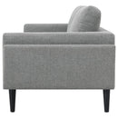  Coaster Furniture Rilynn 509524 Upholstered Track Arm Sofa - Grey IMAGE 5