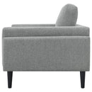 Coaster Furniture Rilynn 509526 Upholstered Track Arm Accent Chair - Grey IMAGE 5