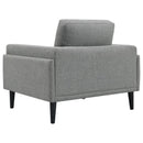  Coaster Furniture Rilynn 509526 Upholstered Track Arm Accent Chair - Grey IMAGE 6