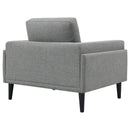  Coaster Furniture Rilynn 509526 Upholstered Track Arm Accent Chair - Grey IMAGE 7