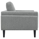  Coaster Furniture Rilynn 509526 Upholstered Track Arm Accent Chair - Grey IMAGE 8