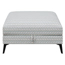  Coaster Furniture Clint 509807 Square Upholstered Tufted Storage - Ottoman Aloe IMAGE 4