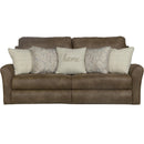  Catnapper Justine 3881 Lay Flat Reclining Sofa - Burlap IMAGE 1