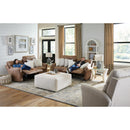  Catnapper Justine 3881 Lay Flat Reclining Sofa - Burlap IMAGE 5