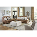  Catnapper Justine 3882 Reclining Loveseat - Burlap IMAGE 3