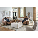  Catnapper Justine 3882 Reclining Loveseat - Burlap IMAGE 4