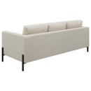  Coaster Furniture Tilly 509901 Upholstered Track Arm Sofa - Oatmeal IMAGE 6