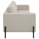  Coaster Furniture Tilly 509901 Upholstered Track Arm Sofa - Oatmeal IMAGE 8