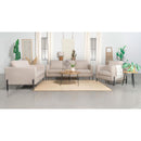  Coaster Furniture Tilly 509903 Upholstered Track Arm Accent Chair - Oatmeal IMAGE 2