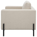  Coaster Furniture Tilly 509903 Upholstered Track Arm Accent Chair - Oatmeal IMAGE 5