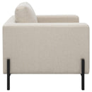  Coaster Furniture Tilly 509903 Upholstered Track Arm Accent Chair - Oatmeal IMAGE 8