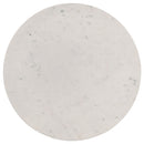  Coaster Furniture Aldis 703718 Round Marble Top Coffee Table - White and Natural IMAGE 5
