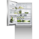  Fisher & Paykel 32-inch, 17.1 cu. ft. Freestanding Bottom Freezer Refrigerator with ActiveSmart™ Technology RF170WLHUX1 IMAGE 2