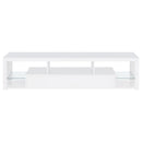  Coaster Furniture Jude 704251 2-Drawer Engineered Wood 71" TV Stand - High Gloss White IMAGE 8