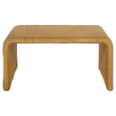  Coaster Furniture Juanita 709818 Square Woven Rattan Coffee Table - Natural IMAGE 3