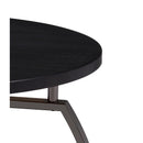  Coaster Furniture Dacre 722208 Round Engineered Wood Top Coffee Table - Dark Charcoal IMAGE 3
