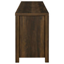  Coaster Furniture Madra 736273 2-door Engineered Wood 79" TV Stand - Dark Pine IMAGE 7