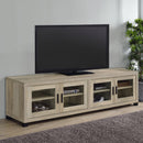  Coaster Furniture Sachin 736283 4-door Engineered Wood 79" TV Stand - Distressed Pine IMAGE 9