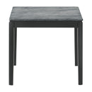  Coaster Furniture Mozzi 753517 Square Faux Marble Side End Table - Grey and Black IMAGE 3
