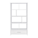  Coaster Furniture Dylan 801574 68-inch 4-shelf Storage Bookshelf - White High Gloss IMAGE 4