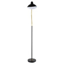  Coaster Furniture Lucien 920223 69-inch Dome Shade Metal Task Floor Lamp - Black IMAGE 4