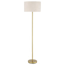  Coaster Furniture Ramiro 920303 66-inch Drum Shade Metal Floor Lamp - Gold IMAGE 1