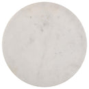  Coaster Furniture Miguel 931227 Round Marble Top Coffee Table - White and Black IMAGE 5