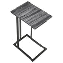  Coaster Furniture Vicente 936034 Marble Top C-Shaped Sofa Side Table - Grey IMAGE 3