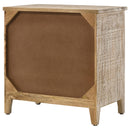  Coaster Furniture Mariska 950390 3-Drawer Wood Mandala Cabinet - Distressed White IMAGE 7