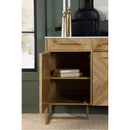 Coaster Furniture Keaton 951138 3-door Marble Top Herringbone Accent Cabinet - Natural IMAGE 11