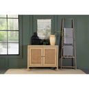  Coaster Furniture Zamora 953555 2-door Wood Accent Cabinet with Woven Cane - Natural IMAGE 10