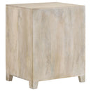  Coaster Furniture August 953569 1-Drawer Trellis Pattern Storage Cabinet - White Washed IMAGE 6