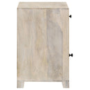  Coaster Furniture August 953569 1-Drawer Trellis Pattern Storage Cabinet - White Washed IMAGE 8